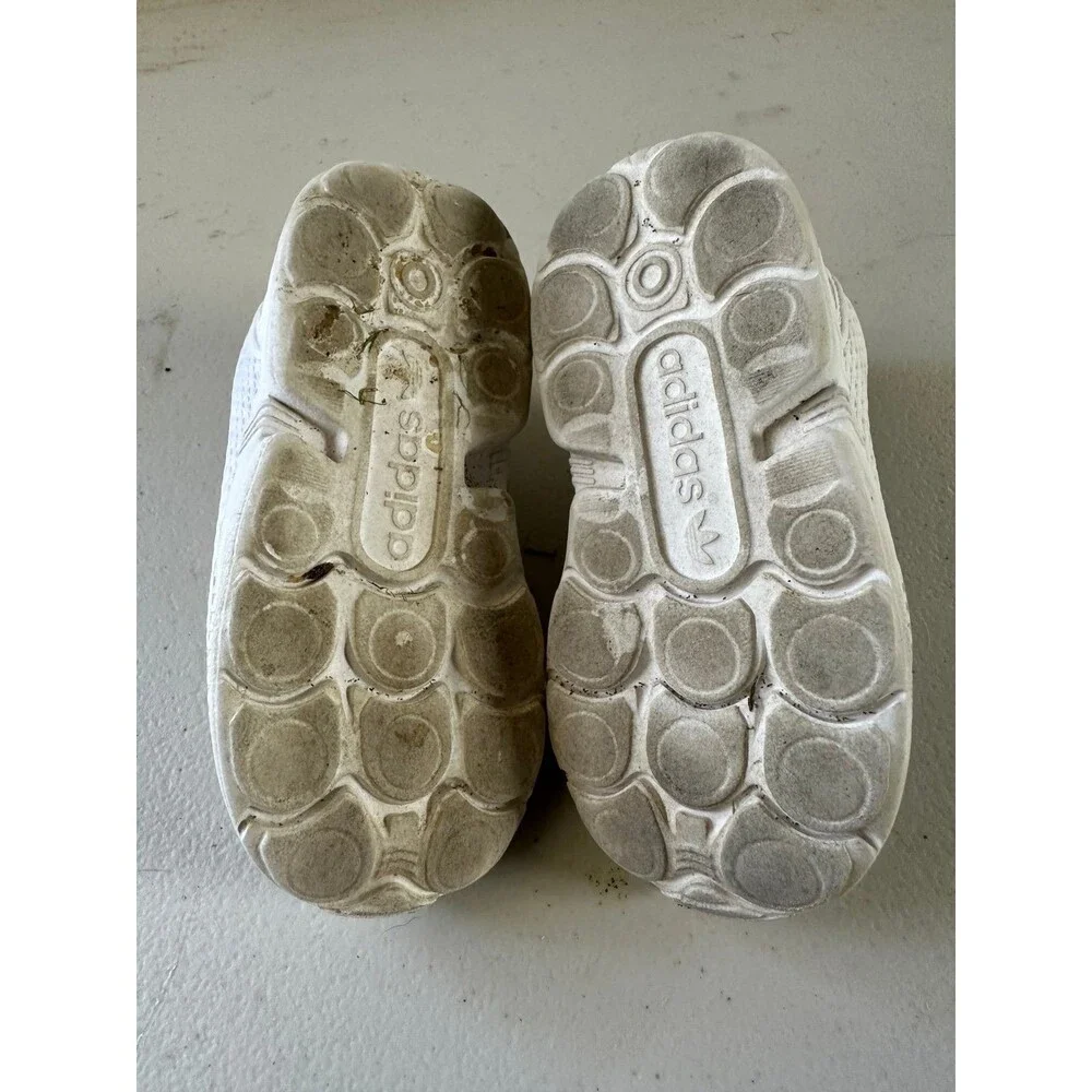 Adidas Toddler ZX Flux White Mesh Torsion Training Walker Sneakers Shoes 6K